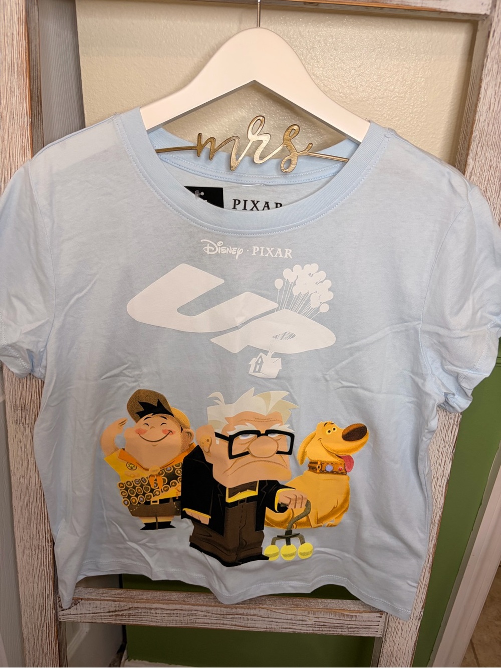 🎈 Disney Pixar Up Carl Russell Dug Graphic T-Shirt Junior XL NWT